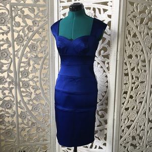 Mint! Royal blue bandage cocktail dress by Jax - Size 2